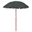 vidaXL Parasol with Steel Pole Beach Umbrella Garden Patio Multi Colors/Sizes-0