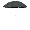 vidaXL Parasol with Steel Pole Beach Umbrella Garden Patio Multi Colors/Sizes-0