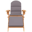 vidaXL Adirondack Patio Chair with Footrest Solid Wood Acacia-1
