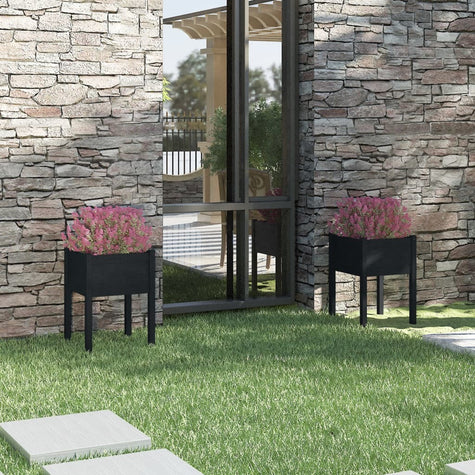 Eden Garden Planters 2 pcs Black